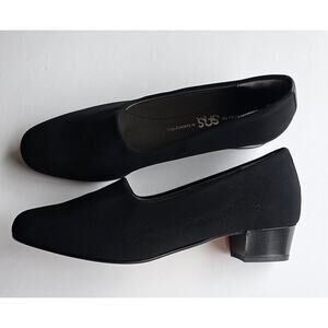 SAS Lucia Leather Dress Pumps Heels Made in Italy Sz 7.5 Handcrafted Retail $149